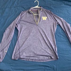 Nike University of Washington 1/4 zip